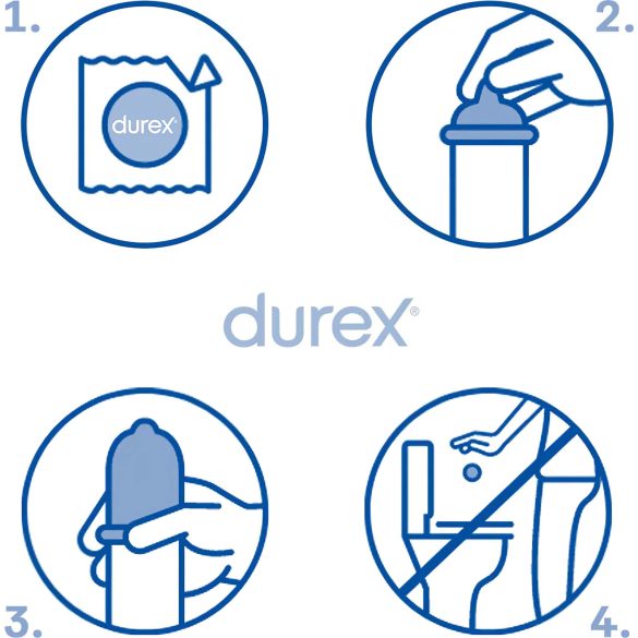 Durex Mutual Pleasure - prezervative cu efect de întârziere (3 bucăți)