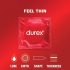 Durex Feel Thin - prezervative ultrasubțiri - senzație naturală - 12 bucăți
