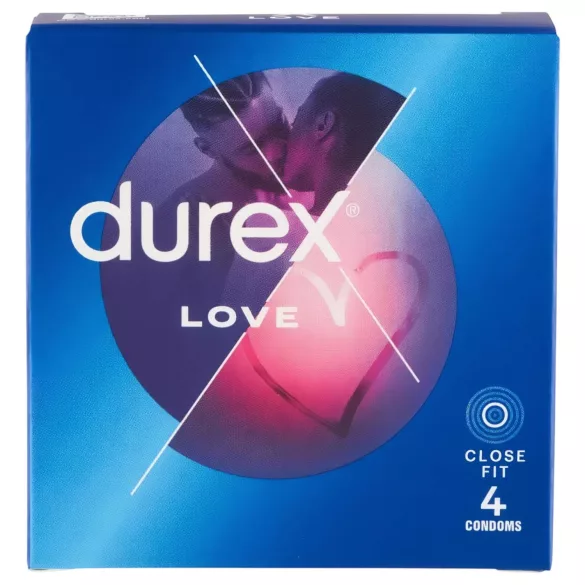 Durex Love - Prezervative strâmte - pachet 4 bucăți