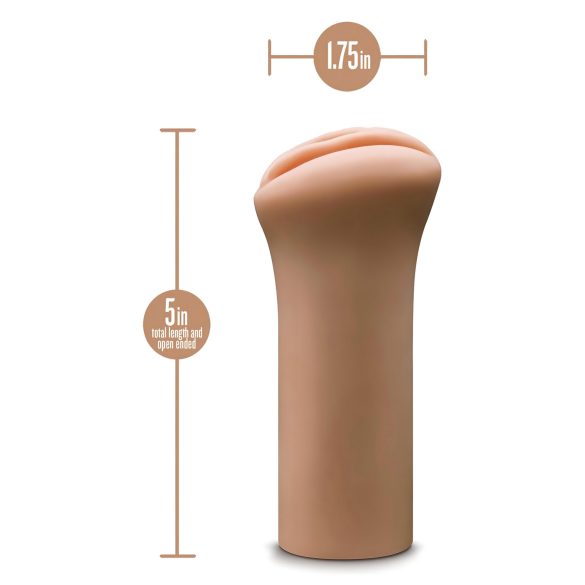 Enlust Molly - vagin artificial cu imagini MI - nuanță închisă natur