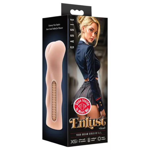 Enlust Cassie - păpușă realistă fund - silicon - culoare naturală