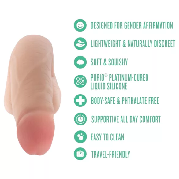 Blush UrSelf Affirm - dildo realist (culoarea pielii) - 13 cm