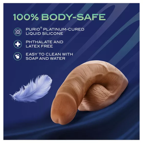 Blush UrSelf Affirm - dildo realist (maro) - 13 cm