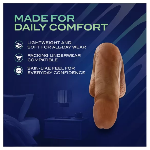 Blush UrSelf Affirm - dildo realist (maro) - 13 cm