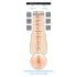 Fleshjack Reno Gold - masturbator realist tip popou - silicon natur