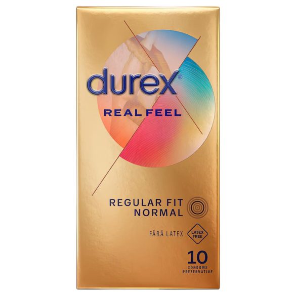 Durex Real Feel - prezervative fără latex - 10 bucăți