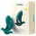 Dame Hug - inel vibrator reglabil pentru penis (verde)