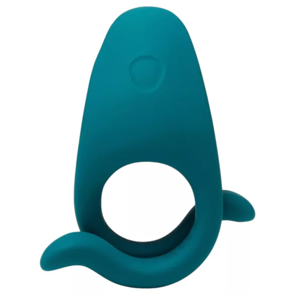 Dame Hug - inel vibrator reglabil pentru penis (verde)