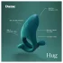 Dame Hug - inel vibrator reglabil pentru penis (verde)