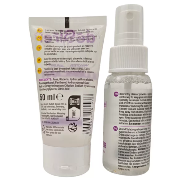 Gel Desirel de curățare și lubrifiere (2 × 50 ml)