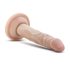 Dr. Skin 5 - dildo realist cu ventuză - silicon bej 14,5cm