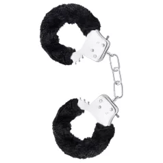 Temptasia Cuffs - cătușe plușate - negru
