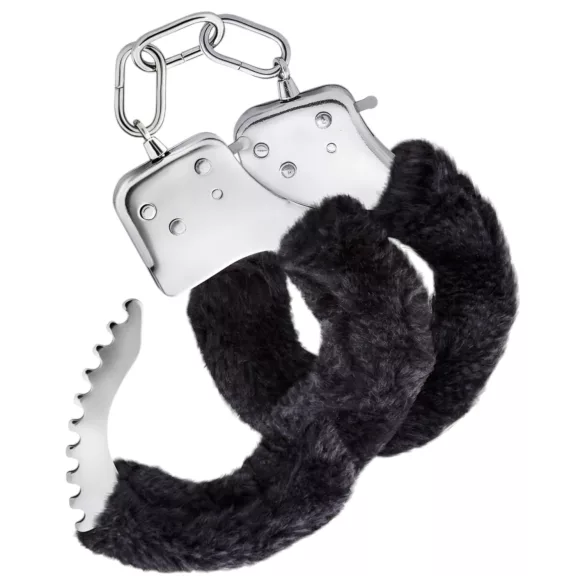 Temptasia Cuffs - cătușe plușate - negru