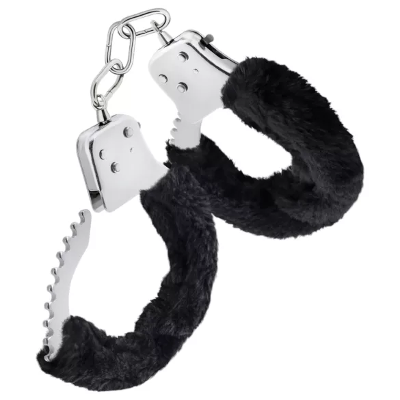 Temptasia Cuffs - cătușe plușate - negru