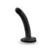 Temptasia Twist Small - dildo cu ventuză - model torsadat - negru