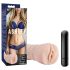M for Men Ashley - masturbator vibrant - piele naturală