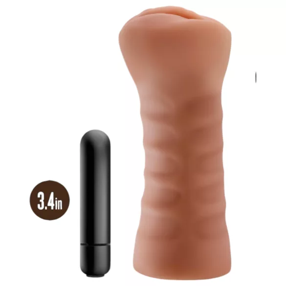 M For Men - masturbator masculin vibrant - silicon bej