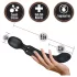 Blush Lush - wand 2 în 1 și vibrator pentru punctul G (negru)