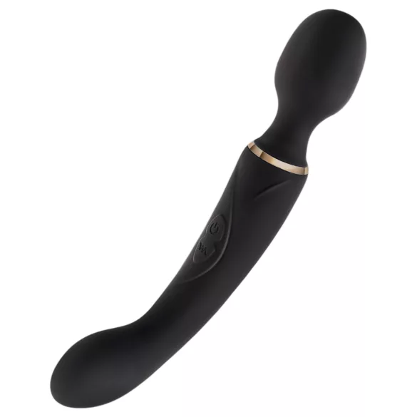 Blush Lush - wand 2 în 1 și vibrator pentru punctul G (negru)