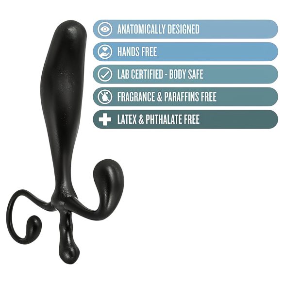 Anal Adventures - dildo pentru prostată - negru