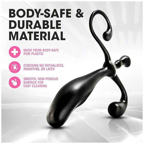 Anal Adventures - dildo pentru prostată - negru