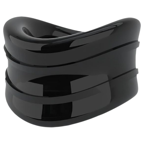 Stay Hard Beef - inel testicular rezistent - silicon negru
