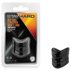 Stay Hard - inel pentru erecție - silicon - negru