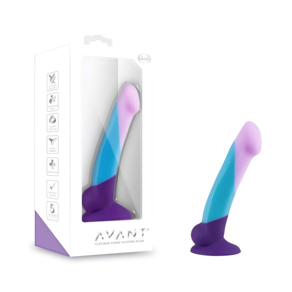 Avant - dildo cu ventuză - silicon colorat