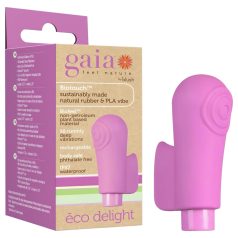 Vibrator deget pentru stimulare - Gaia Blush (mov)