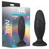 Anal Adventures Platinum Rocket - plug anal mare - silicon negru