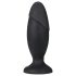 Anal Adventures Platinum Rocket - plug anal mare - silicon negru