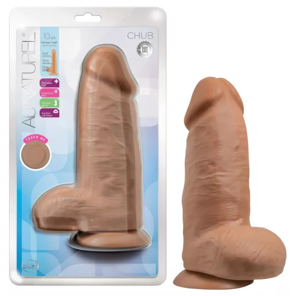 Blush Chub - dildo realist cu ventuză - 18 cm - culoare naturală
