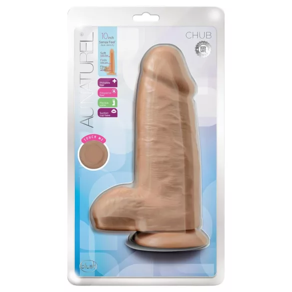 Blush Chub - dildo realist cu ventuză - 18 cm - culoare naturală