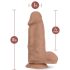 Blush Chub – Dildou realist cu bază adezivă, 18cm (natur)