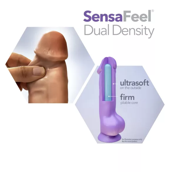 Blush Chub - dildo realist cu ventuză - 18 cm - culoare naturală