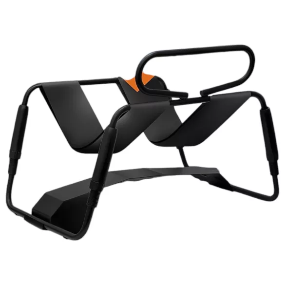 Temptasia - scaun sexual cu vibrator - negru/natur