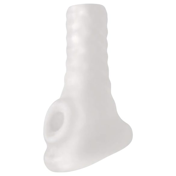 Perfect Fit Breeder - mânecă penis deschisă - 10 cm - alb