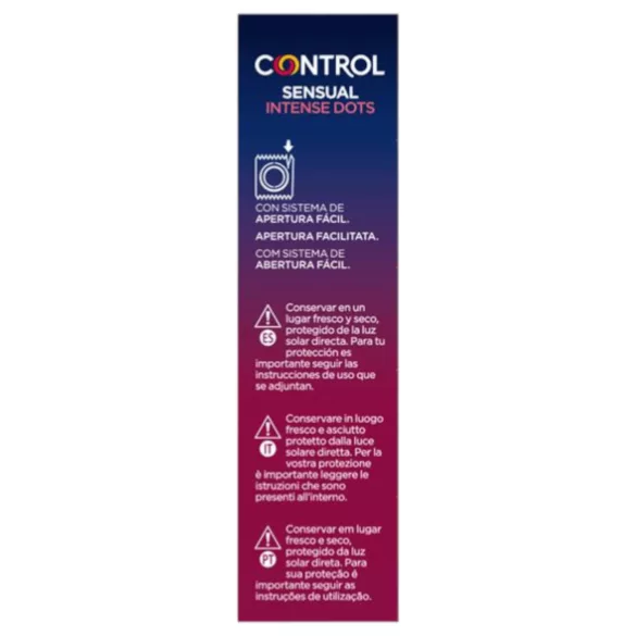 Control - prezervative cu țepi - 12 bucăți