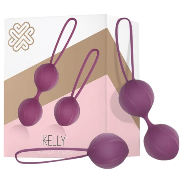 Engily Ross Kelly - Set de bile vaginale 2 piese (mov)