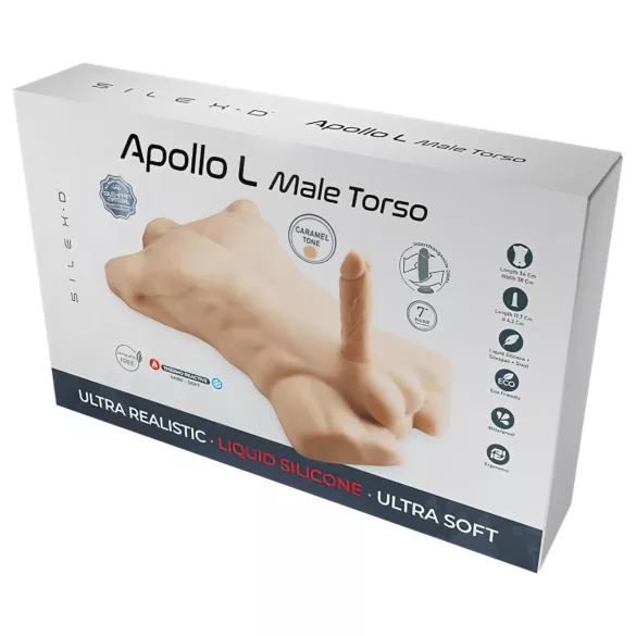 Silexd Apollo - torso bărbat - aspect natural închis