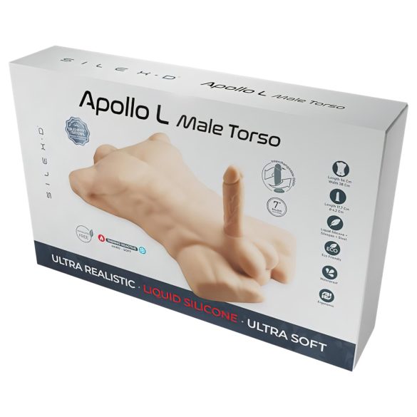 Silexd Apollo - tors masculin realist - silicon natur