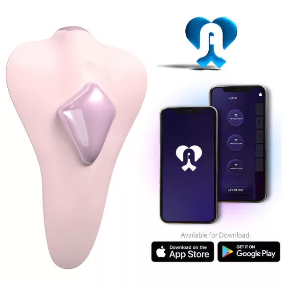 Adrien Lastic Temptation - vibrator clitoridian controlat prin aplicație (roz)