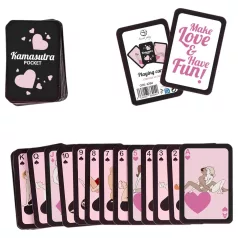   Secret Play Pocket Kamasutra - set de cărți cu poziții sexuale (54 de cărți)