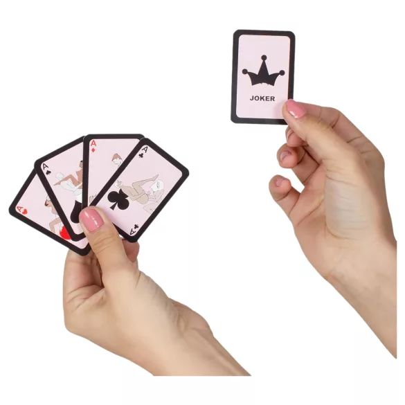 Secret Play Pocket Kamasutra - set de cărți cu poziții sexuale (54 de cărți)