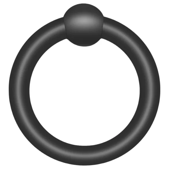 Addicted Toys - set inele pentru penis - silicon - 7 bucăți - negru
