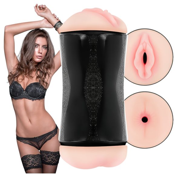 JamyJob - masturbator vaginal și anal - silicon realist natur