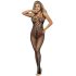 Subblime 951788 - catsuit negru din plasă cu decolteu adânc - S-L