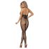 Subblime 951788 - catsuit negru din plasă cu decolteu adânc - S-L