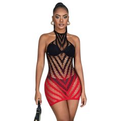 Subblime 952242 - rochie neagră cu degrade - (roșu) - S-L