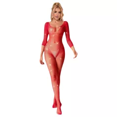   Subblime 952419 - body sexy cu strasuri sclipitoare - roșu - XS-M